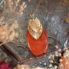 pendentif jaspe rouge