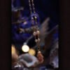 collier aragonite pierre de lune