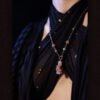collier aragonite pierre de lune