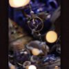 pendule agate grise botswana
