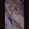 pendule agate grise botswana