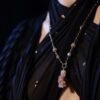 collier aragonite brute & pierre de lune